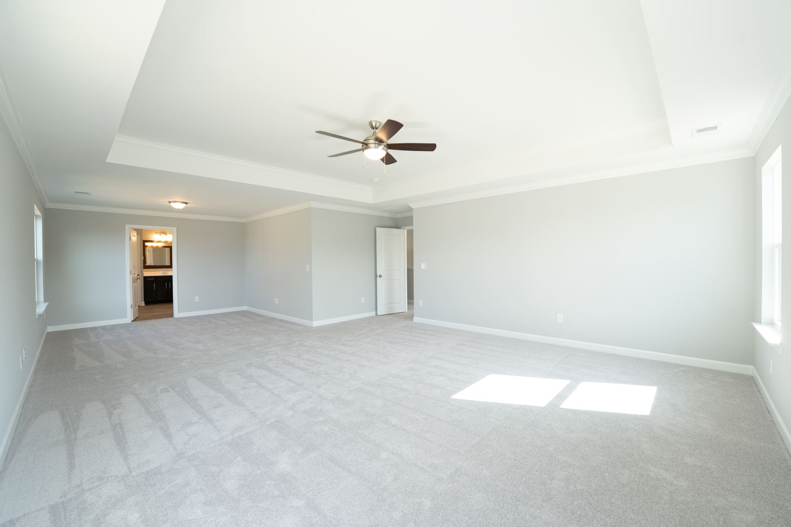 AI + human real estate photo editing of a bedroom interior before